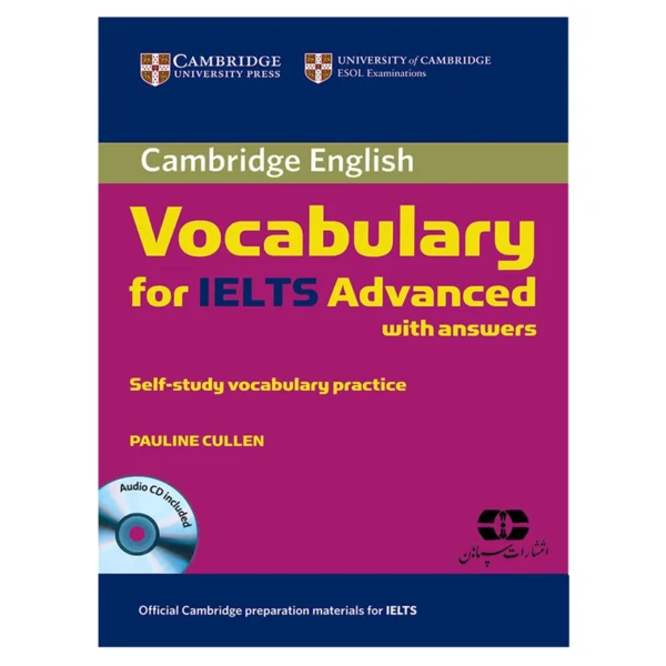 کتاب Vocabulary For IELTS Advanced اثر Pauline Cullen انتشارات سپاهان