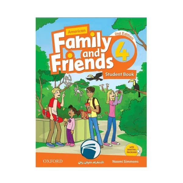 کتاب American Family and Friends 4 Second Edition اثر Naomi Simmons انتشارات دنیای زبان